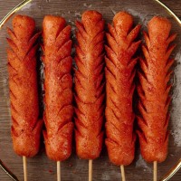 山东夫宇淀粉肠路边摊烤肠油炸香肠铁板烧煎烤肠面肠【无鸡骨泥】