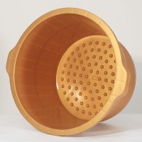 2025新款泡脚桶足疗店专用加厚加深穴位按摩足浴桶塑料洗脚盆家用