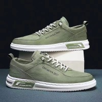 男士夏季休闲鞋防滑耐磨帆布鞋男款防臭透气鞋子男潮流百搭平板鞋