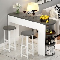 小户型靠墙吧台家用简约酒柜现代客厅玄关岩板沙发餐厅轻奢隔断