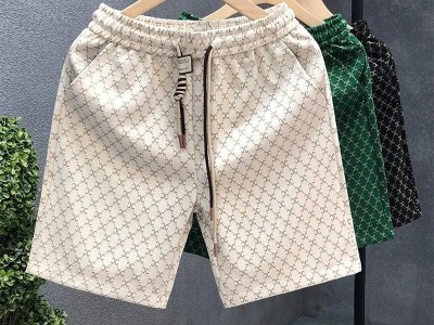 KOJO短裤夏季冰丝轻薄百搭裤子时尚新款休闲沙滩裤直筒五分裤