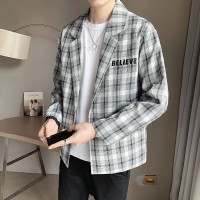 美式工装牛仔外套男春秋款学生宽松百搭夹克潮流痞帅褂子休闲衣服