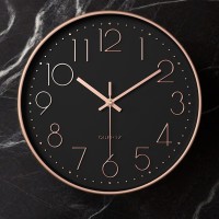 静音挂钟创意时尚石英钟简约时钟挂墙客厅家用卧室现代墙上挂表