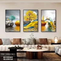 客厅三联装饰画现代北欧简约沙发背景墙三联画壁画餐厅卧室挂画