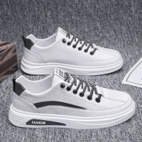 男鞋春季透气运动休闲鞋2025新款潮流板鞋小白鞋软底单鞋男鞋