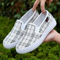 【牛筋底】秋季新款帆布鞋休闲时尚女低帮平底透气防滑老北京布鞋