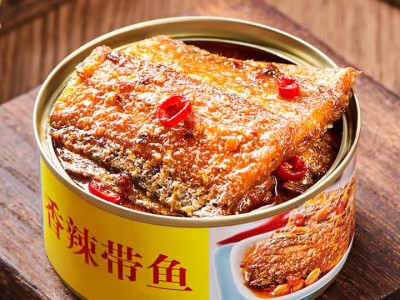 五香带鱼罐头即食香酥下饭菜香辣带鱼熟食渤海湾深海带鱼102g/罐 带鱼罐头 1罐图2